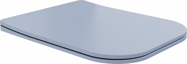 Mexen Teo sedile a chiusura rallentata slim, duroplast, grigio-blu opaco - 39840069
