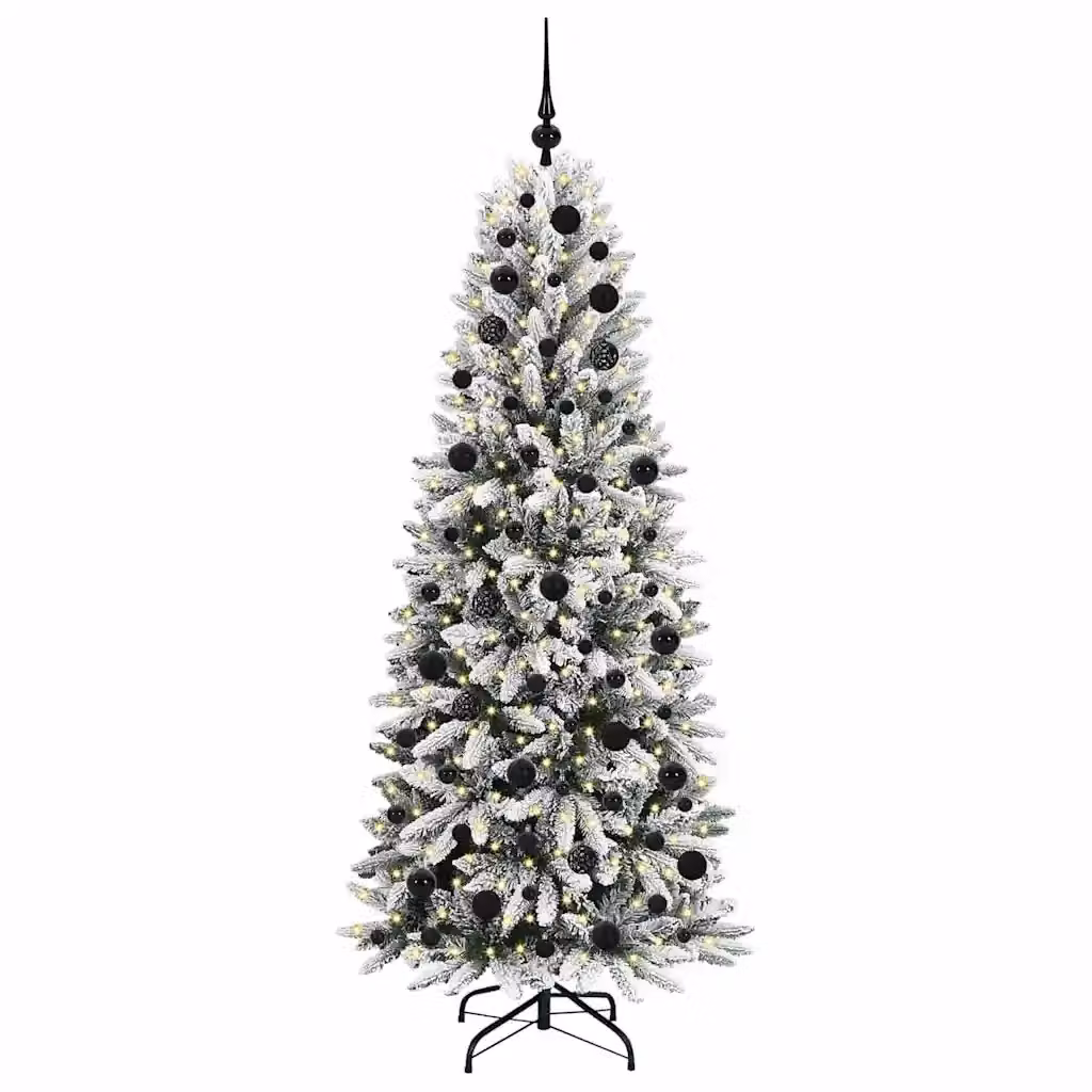 Albero di Natale artificiale verde con 300 LED bianco caldo vidaXL, Altezza: 180 cm – 2
