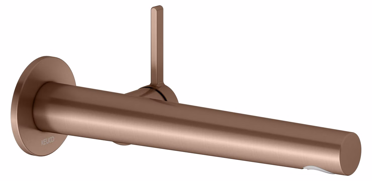 KEUCO EDITION 400 Mitigeur monocommandé pour lavabo, encastré pour montage mural, saillie 243mm, 51516292101, 51516292101