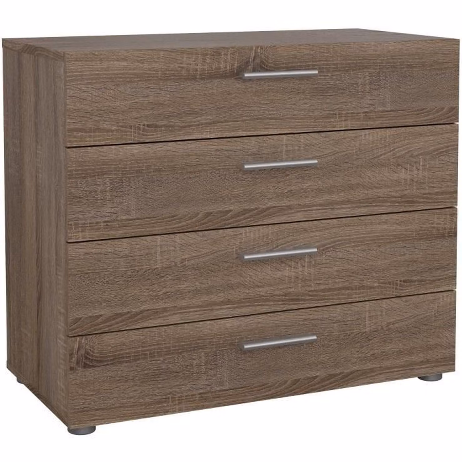 TYHJA Cassettiera con 4 cassetti - Chene Truffe - L 70 x P 40 x H 75 cm