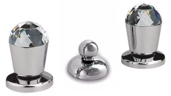 CASA39 Nicolazzi Cristallo Rubinetto bidet 3 fori senza canna 2010 CR