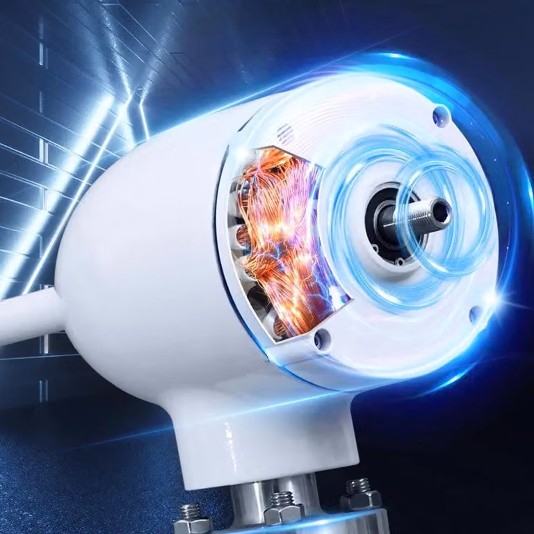 Turbina eolica - Turbina eolica - Generatore eolico - Energia eolica - 2000W - 12V - con controllo ibrido LCD