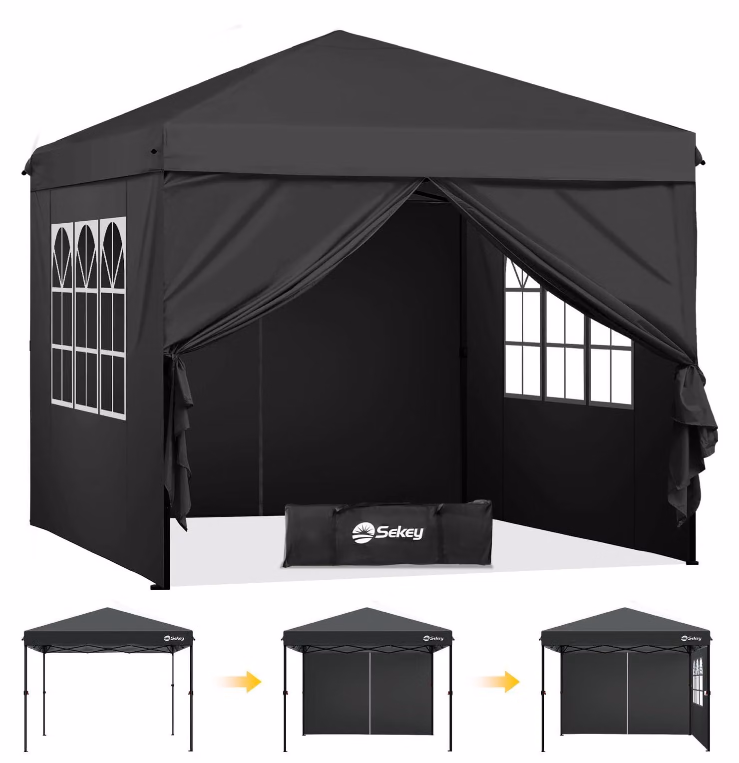 Gazebo pop-up impermeabile con pareti laterali