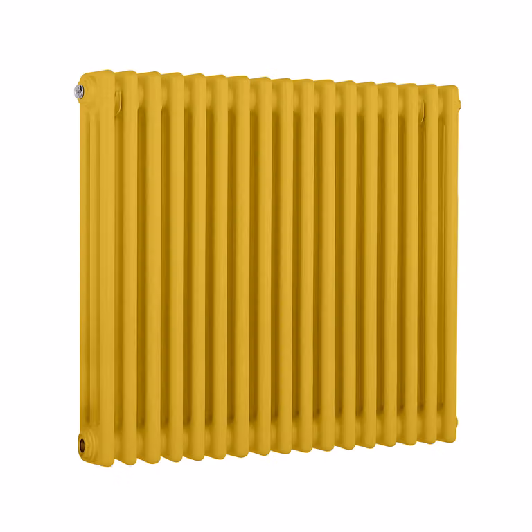 Radiatore Orizzontale a Colonne (3 Colonne) 750mm x 785mm - Giallo (Dandelion Giallo) - Regent