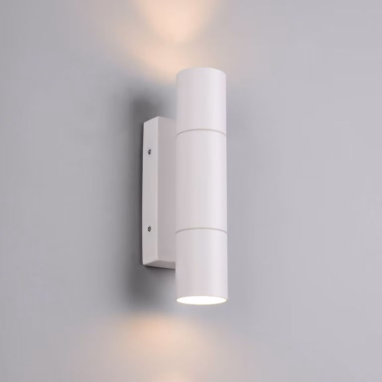 Trio Lighting Applique da esterni Yamuna, dimmerabile, Bianco / Opale, Alluminio, Moderno, Applique da esterni