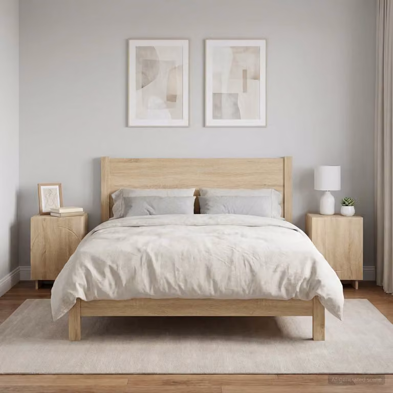 Set di 2 comodini moderni vidaXL in Rovere Sonoma, colore marrone, L: 33,5 cm, P: 34,5 cm, H: 50 cm