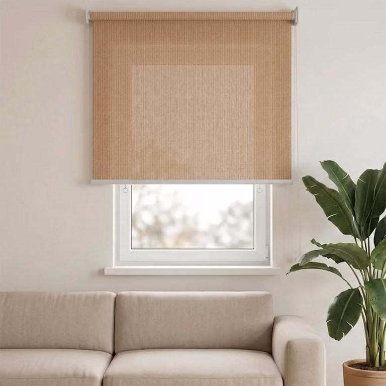 vidaXL Tenda a Rullo per Esterni 85(L)x140(A) cm Beige