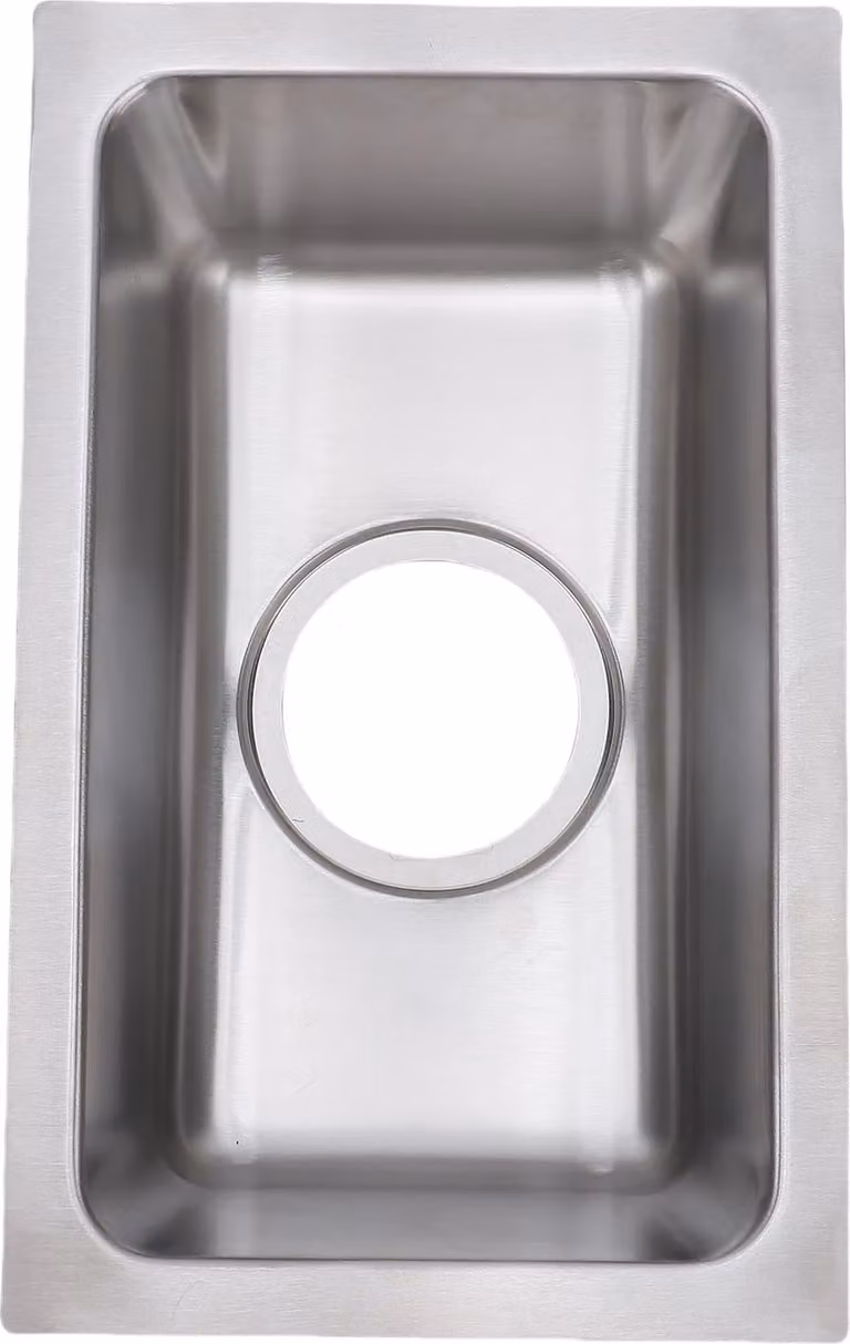 Lavello da bar 13,39 x 8,27 x 5,31 pollici, vasca singola, acciaio inossidabile, cucina con filtro a cestello per auto, navi, camper, yacht