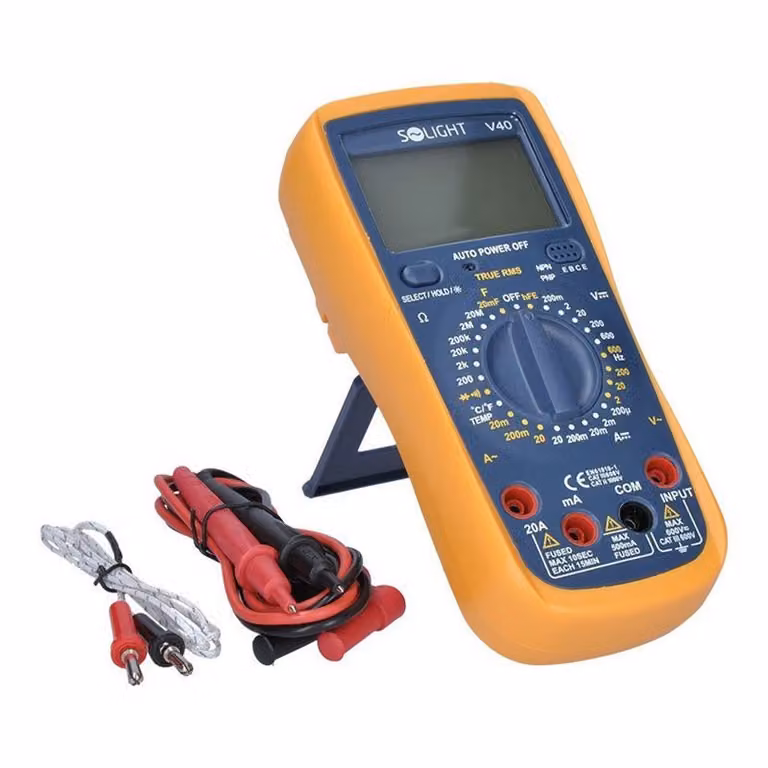 Multimetro digitale SOLIGHT V40 tru RMS