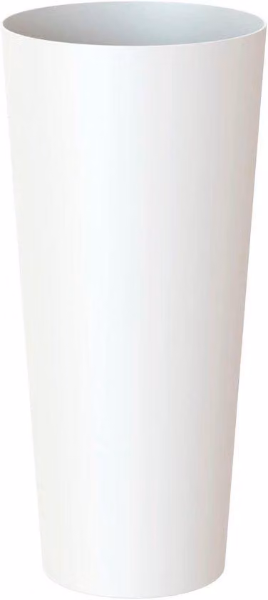 Vaso da fiori Großzinken, 80 cm, bianco - Accessorio da giardino elegante e moderno