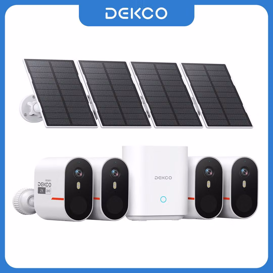 Sistema di videosorveglianza con 4 telecamere - Risoluzione 3 MP - Wi-Fi wireless