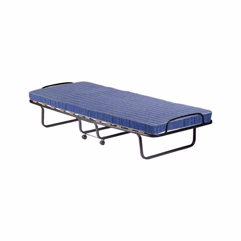 Letto pieghevole salvaspazio Citrino TALAMO ITALIA con rete a doghe e materasso memory incluso, L 80 cm x P 200 cm x H 40 cm – 2