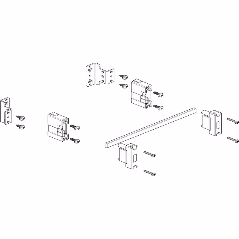 Modulo barra collettrice ABN a incasso 1FB/1RE N/PE con CU 12x5 mm, unipolare, da inserire nel profilo MXSC11211