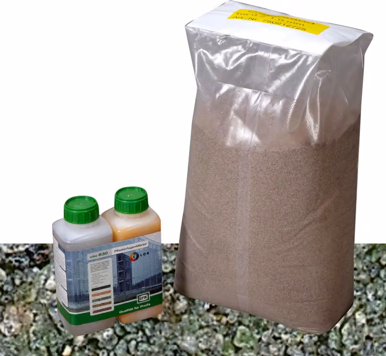 vdw 830 PflasterfugenMörtel 25 kg Grün plus 2 kg Bindemittel