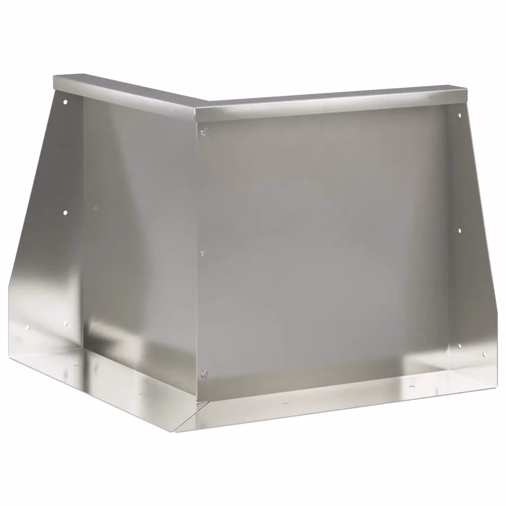 Letti rialzati per giardino vidaXL in acciaio inox argento L/P/H: 50 x 50 x 50 cm – 2