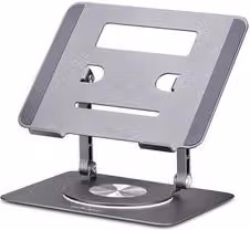 Supporto per notebook Startech.Com con rotazione a 360 gradi, colore argento, portata 5 kg