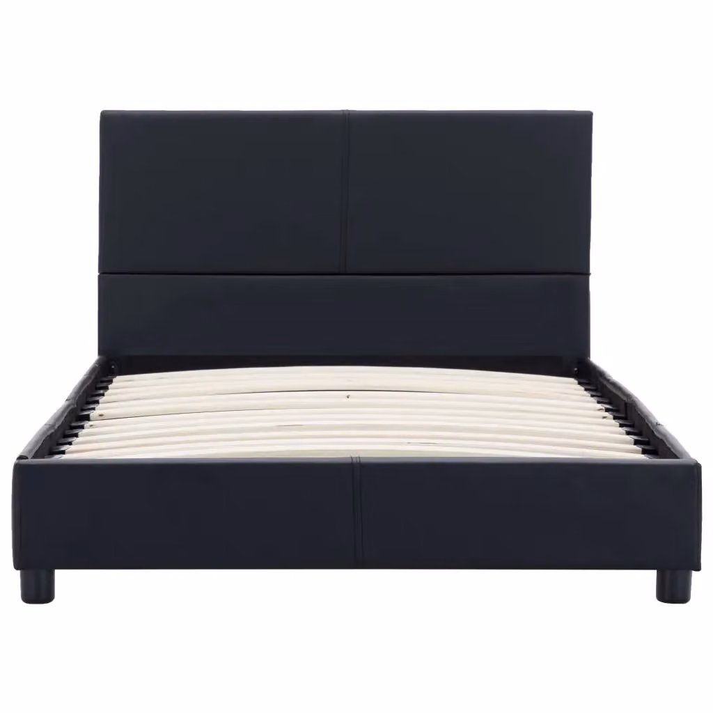Giroletto vidaXL in similpelle nera per adulti L/P/H: 200 x 100 x 65 cm – 2