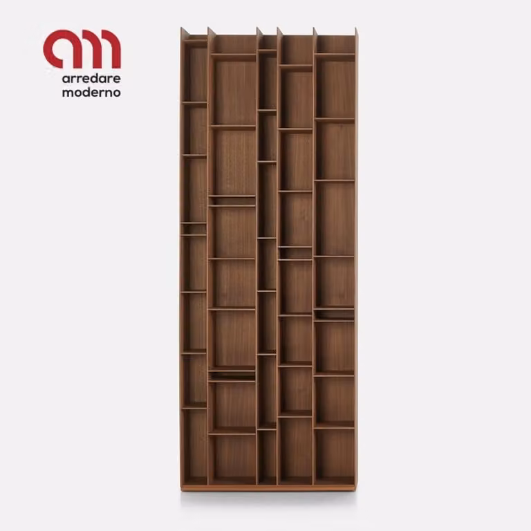 Libreria Random Wood MDF Italia