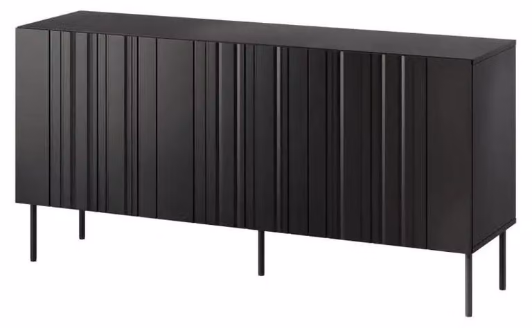 Letto Скрин ISLA 150.5x40x75 nero opaco