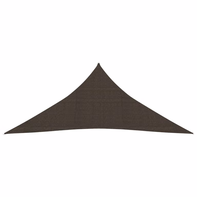 The Living Store Tenda da sole 160 g/m² Marrone 4,5x4,5x4,5 m HDPE