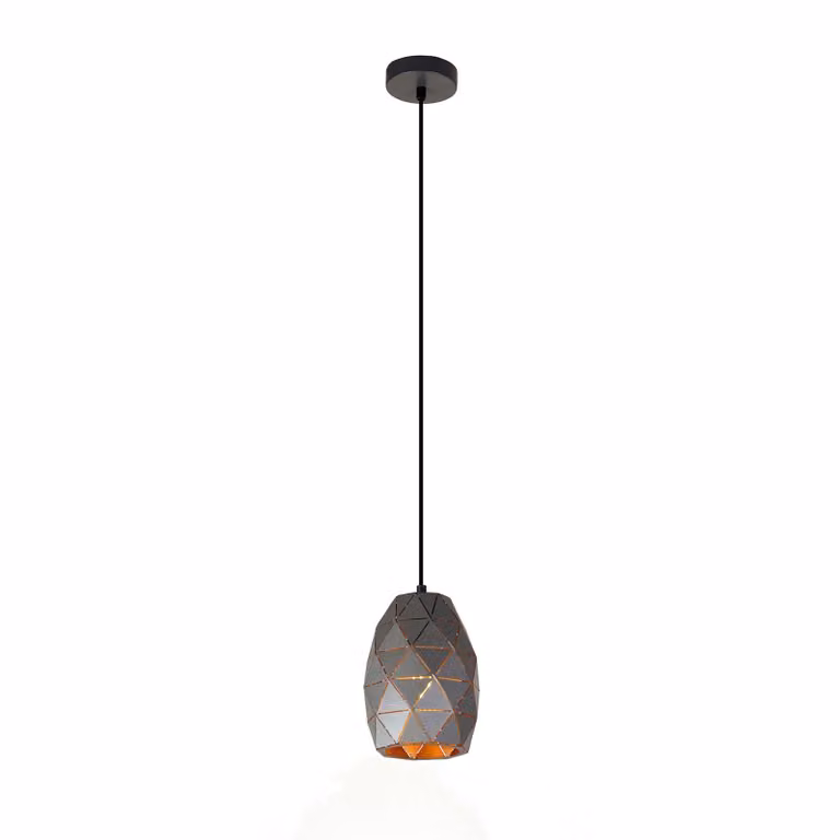 Italux Harley, lampada a sospensione moderna in grafite MDM-3480/1 GR+GD