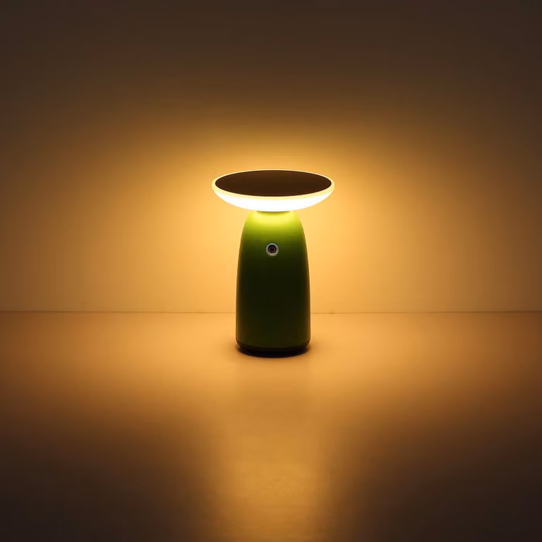 Globo Lampada da tavolo LED solare 36625, verde, metallo, 23 cm, dimmerabile, Verde, Alluminio, Moderno, Lampade solari