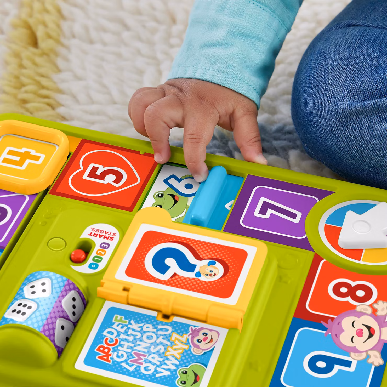 Fisher-Price Tavola Attività Cagnolino Laugh & Learn Multicolore con Luci e Suoni per lo Sviluppo Cognitivo e Motorio – 3