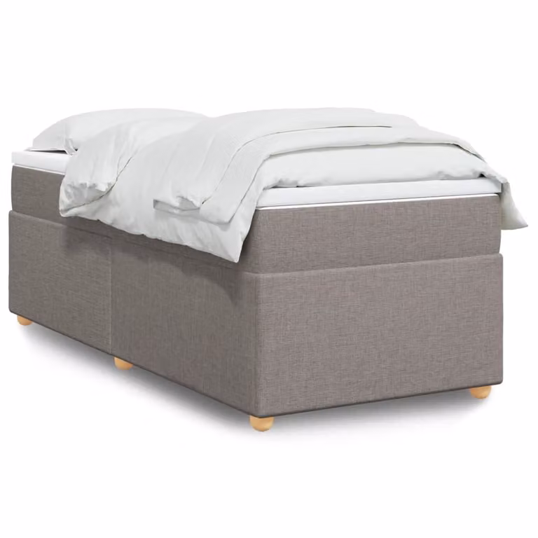 vidaXL Giroletto a Molle con Materasso Ibrido in Tessuto, L/P/H: 80 x 200 cm