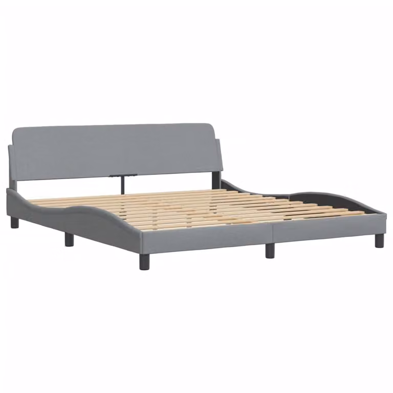 Giroletto Dover Grigio Chiaro 180x200 cm Tessuto