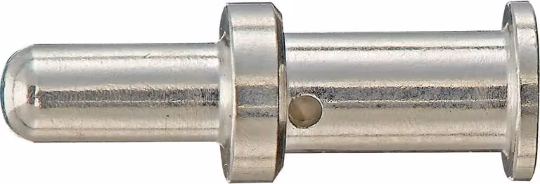 HARTING Yellok - Contatto a crimpare Perno di contatto (M) 4 mm² AWG12 argento, 1 pezzo Materiale lega di rame - 1 pezzo