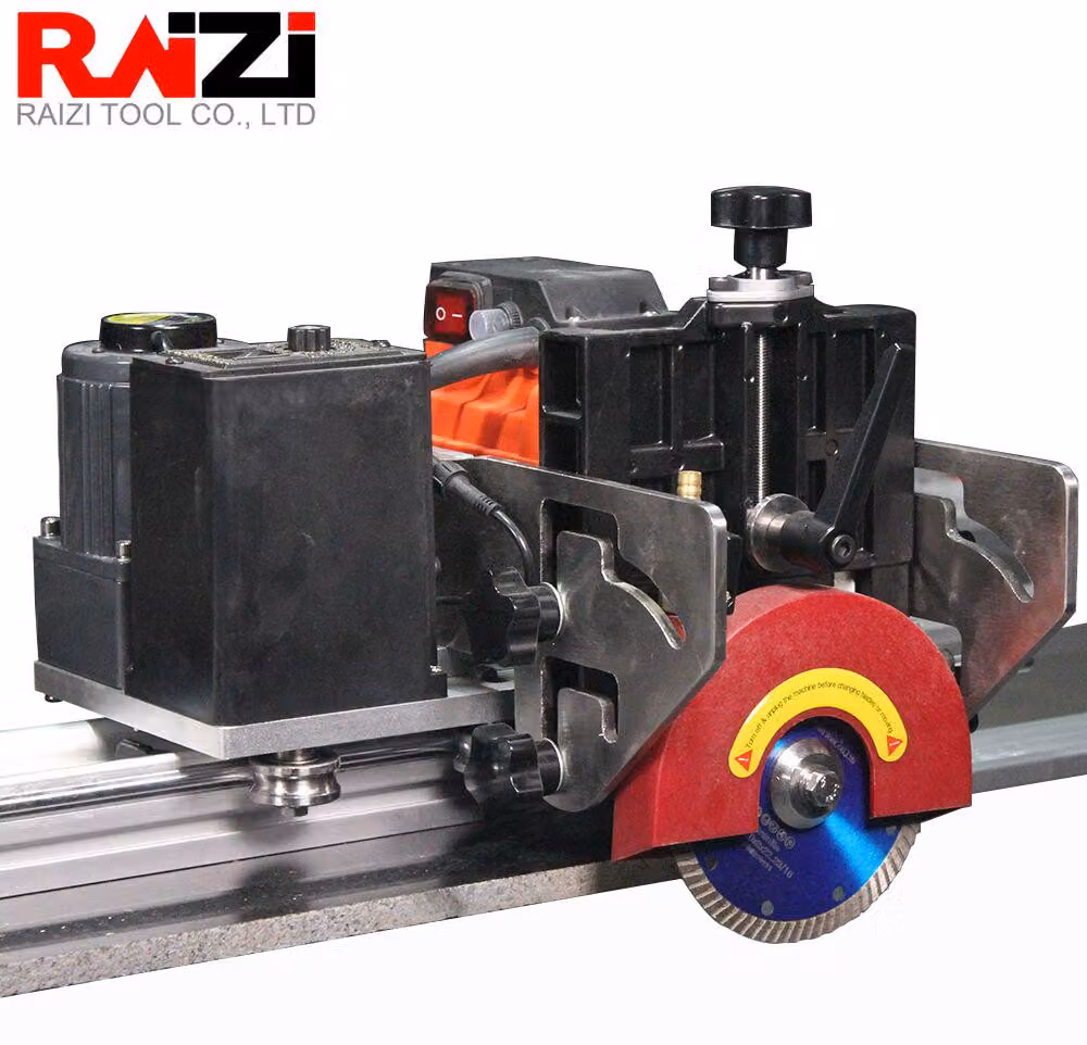 Tagliapiastrelle professionale da 2200W - Guida a binario da 1,44 metri - Disco diamantato da 5 pollici - Sega a smusso