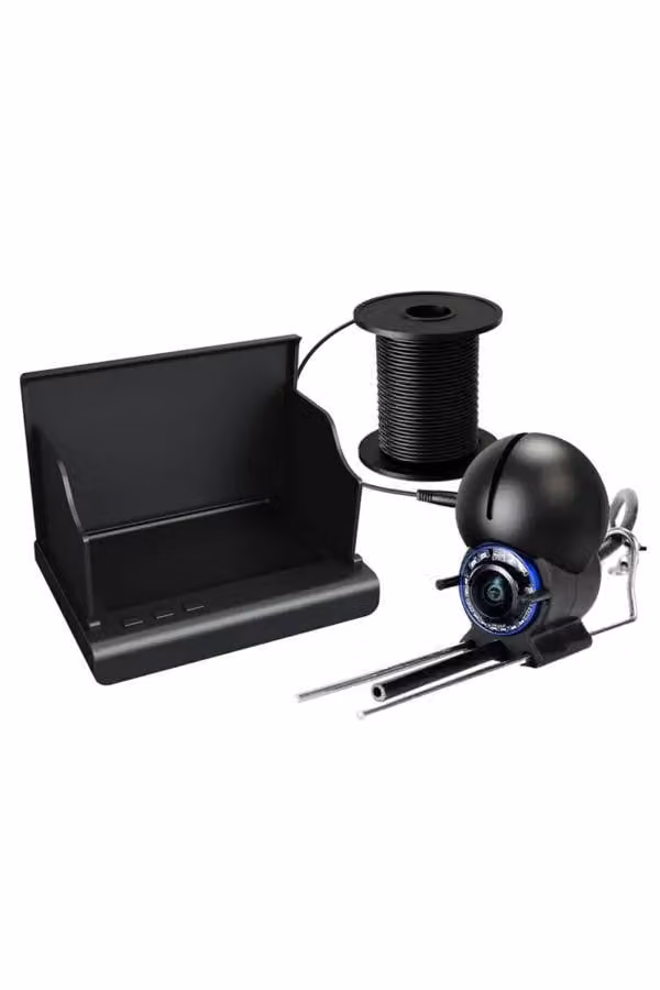 Telecamera Subacquea per Pesca RobiCam G430A-01, Display IPS HD da 4,3", Full HD 1080P, Obiettivo Grandangolare 220°, Visione Notturna IR, Cavo da 30
