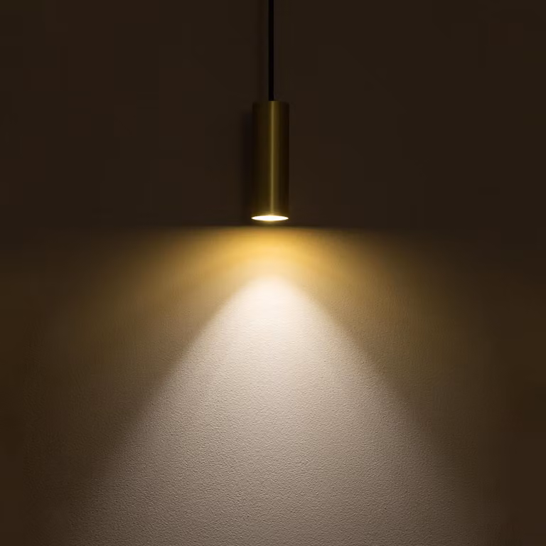 Lampada a sospensione FOURTY ottone-oro 1xGU10x10W metallo dim.: 133x4x4 cm IP20 Nowodvorski Lighting