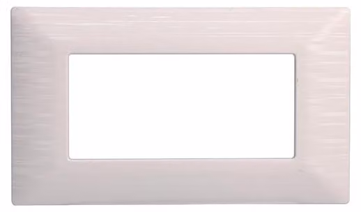 Placche compatibili Bticino Matix 4 moduli colore bianco satinato