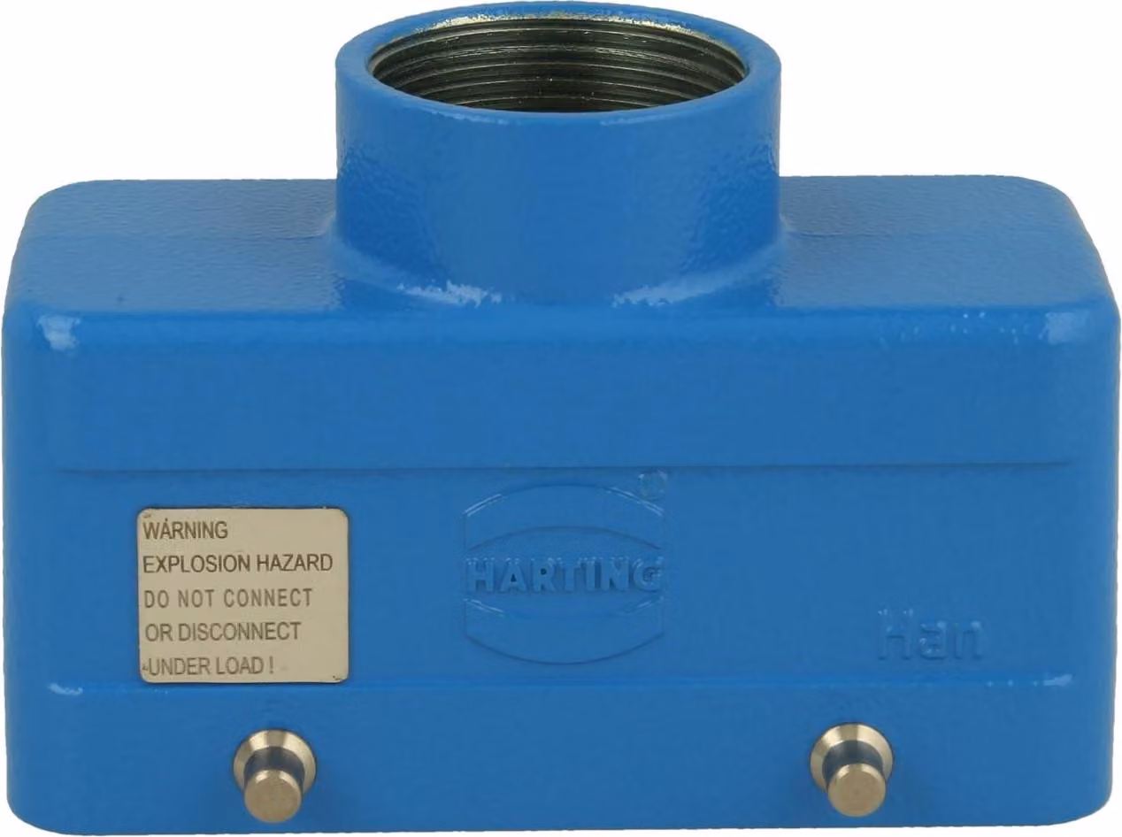 HARTING Han 16B EX con custodia UL, uscita cavo diritta 1xM32, per 2 staffe (nella parte inferiore) - 1 pezzo
