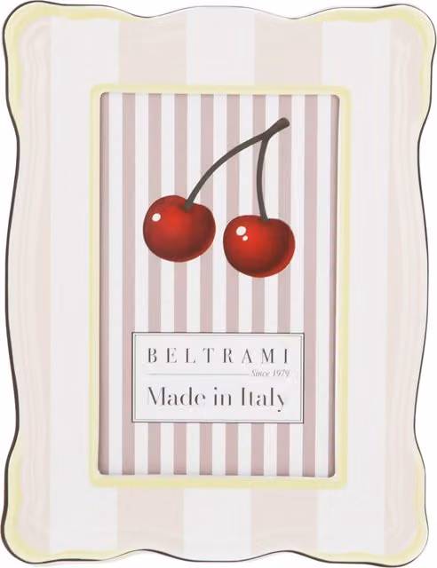 Portafoto Summer Beltrami in legno multicolore beige e giallo per tavolo 10x15 cm