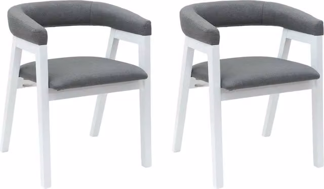 Sedie da pranzo 2 pz | Sedie da cucina Bianco 54 x 57 x 73 cm