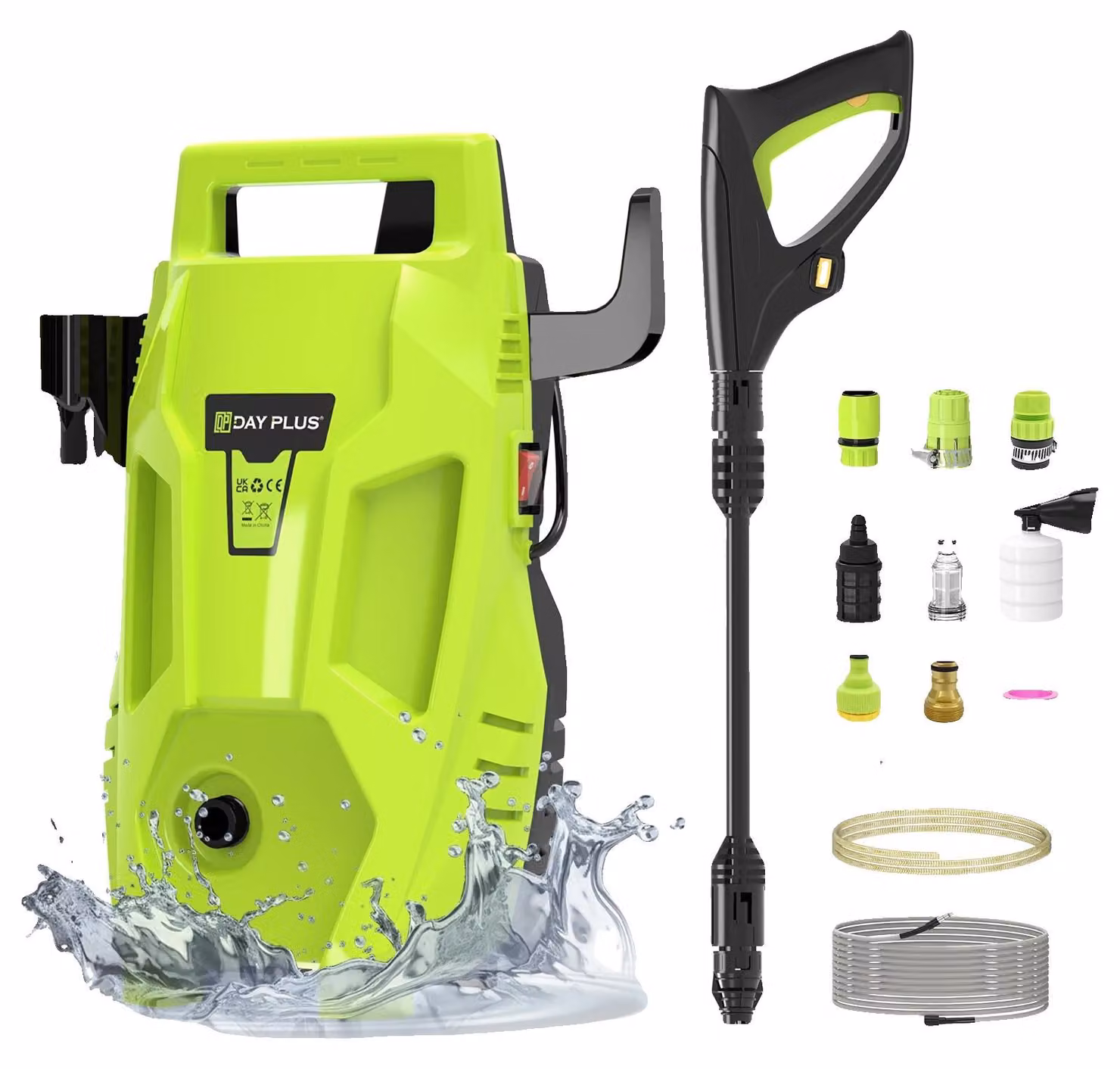 Idropulitrice, 2000 PSI, ugello regolabile, idropulitrice
