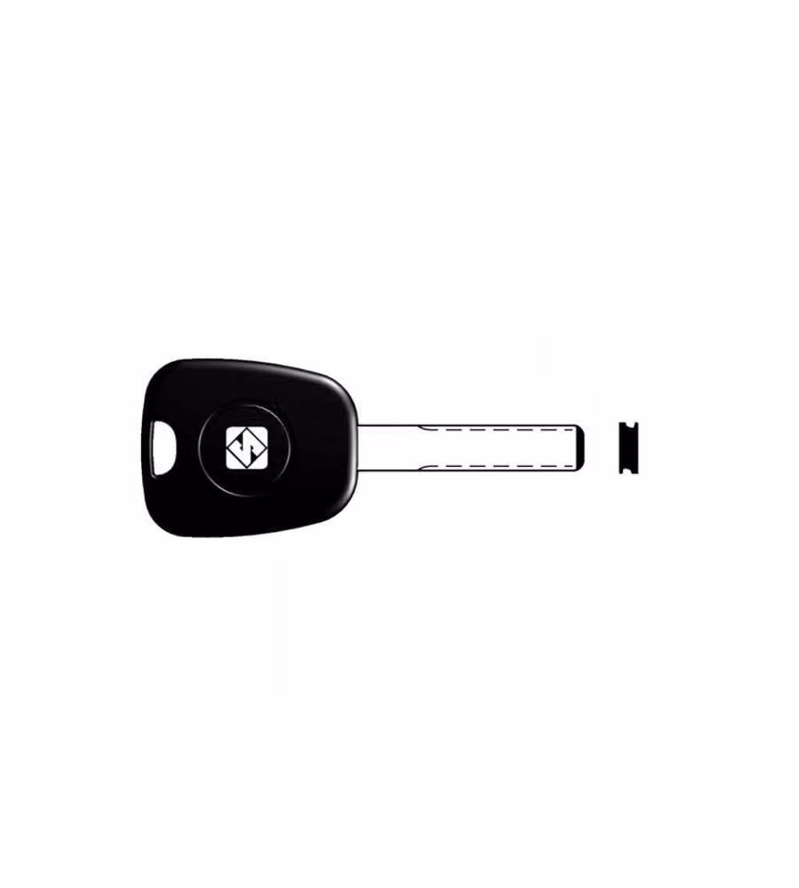 Chiave auto con transponder senza chip Peugeot