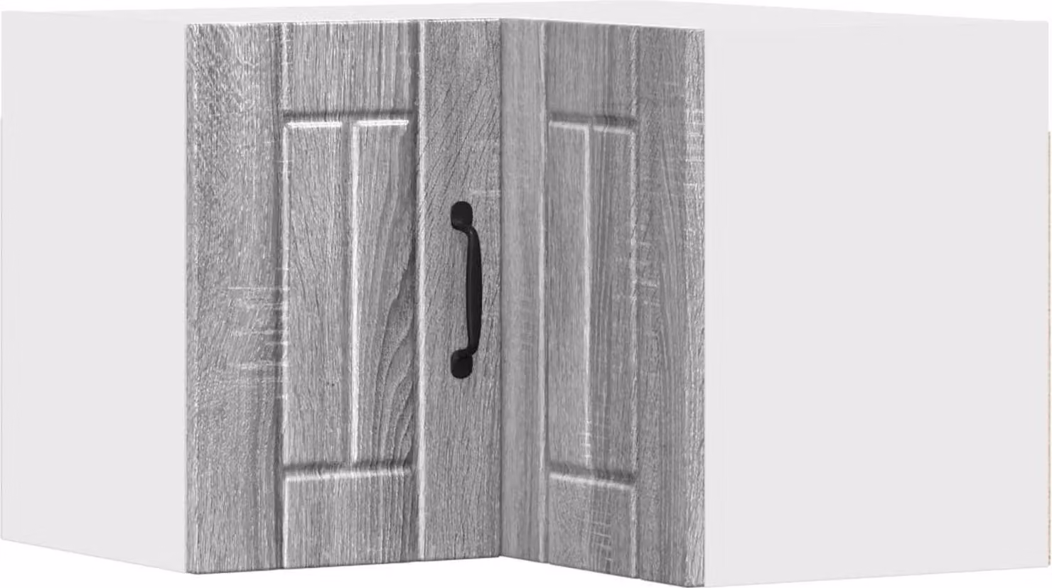 Mobile angolare per parete LUCCA Grigio Sonoma 57 x 57 x 40 cm