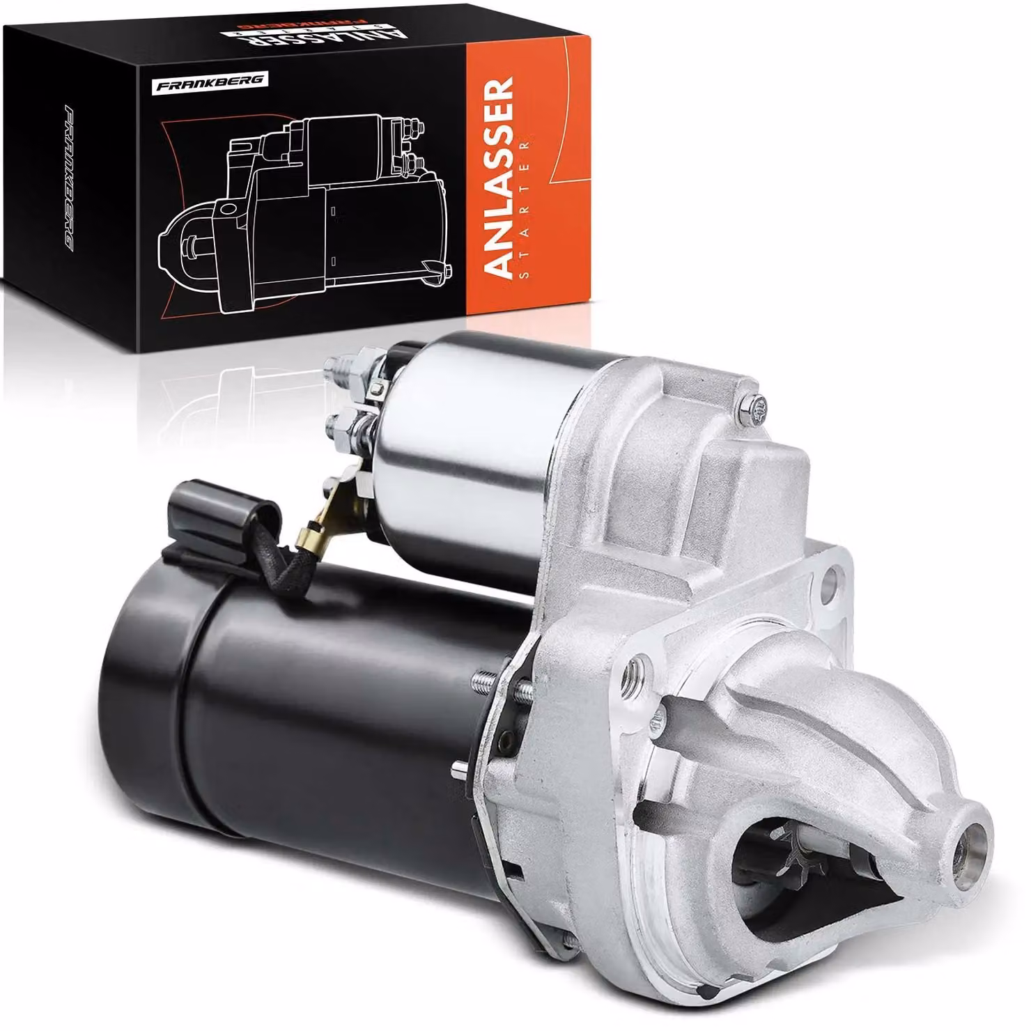 Motorino di avviamento - BMW Serie 3 (E46), Z3, Z4 - 12 V - 1,1 kW - 9 denti - 3 fori di fissaggio - Rotazione oraria