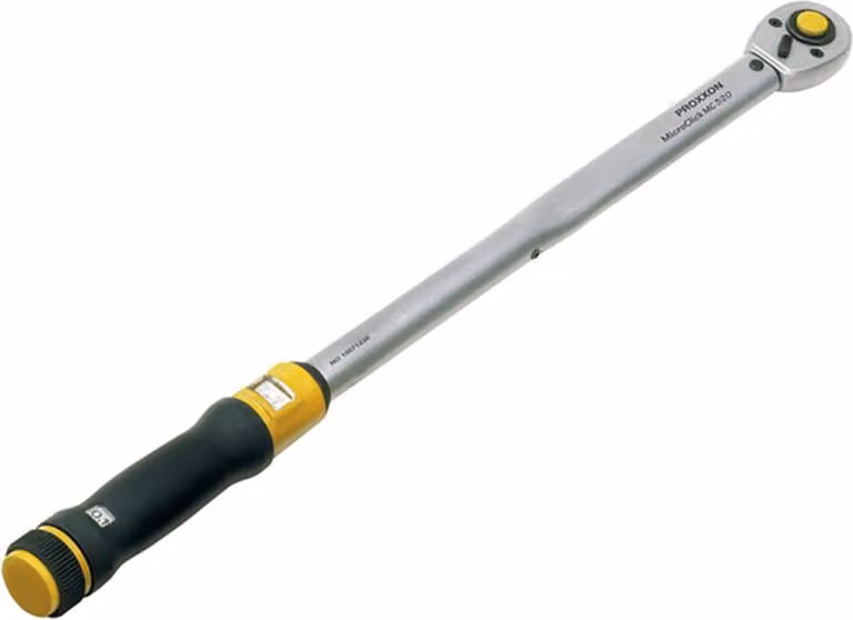 Proxxon Drehmomentschlüssel MicroCl. MC320, Vierkantantrieb 1/2", für 60-320 Nm
