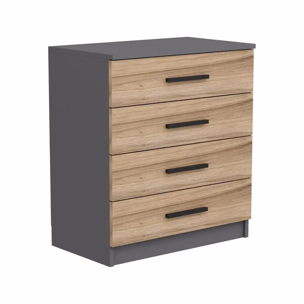 Cassettiera moderna DMORA colore marrone L: 70 cm, P: 42 cm, H: 79 cm – 2