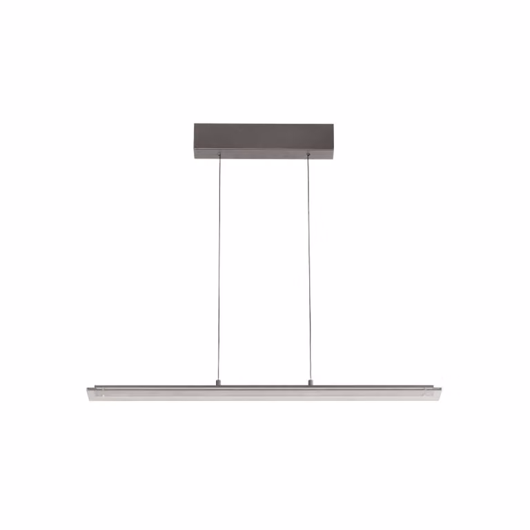 FISCHER & HONSEL Lampada a sospensione Torvi, dimmerabile, Alluminio / Grigio / Zincato, Soggiorno / Sala da pranzo, Metallo, Moderno, Lampada a sospensione