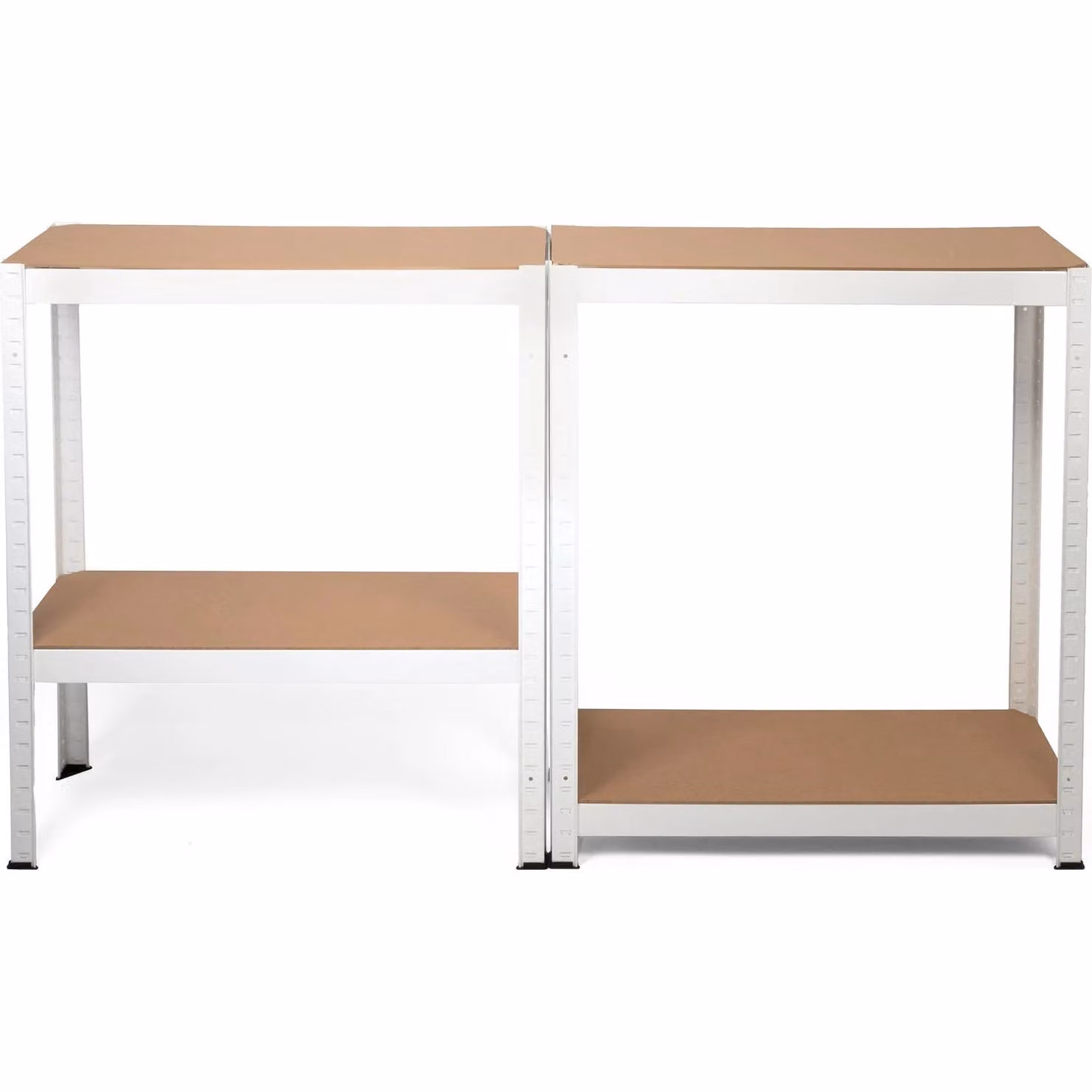 Scaffale Multiuso VESTIAMO CASA in metallo e MDF Bianco con 4 ripiani, H 173 cm x L 75 cm x P 30 cm