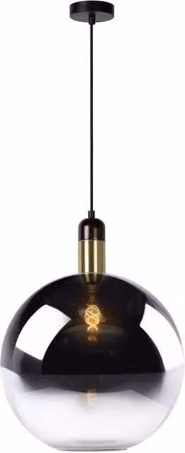 Lampada a sospensione Lucide Julius Ø40 nera E27 40W