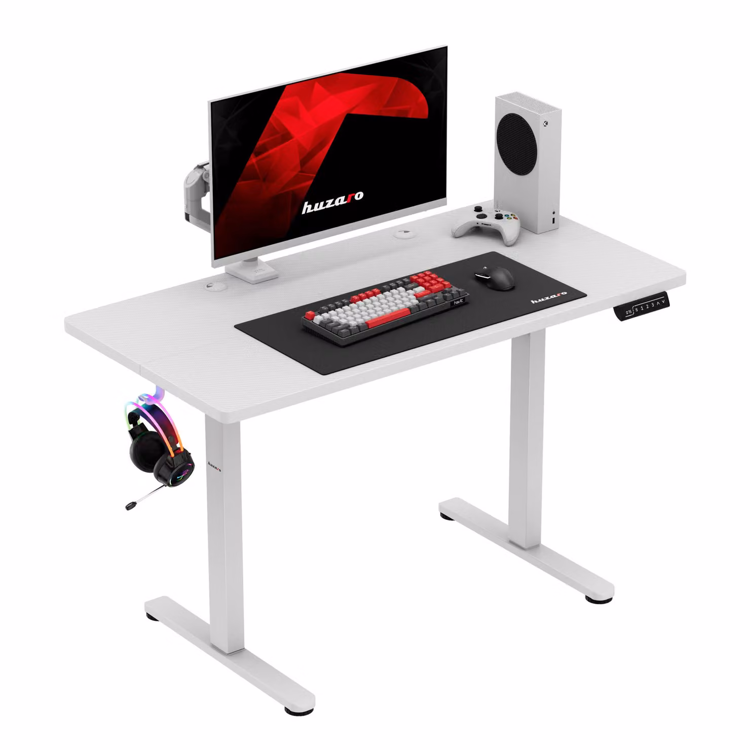 Huzaro Hero 8.1 White Gaming Desk