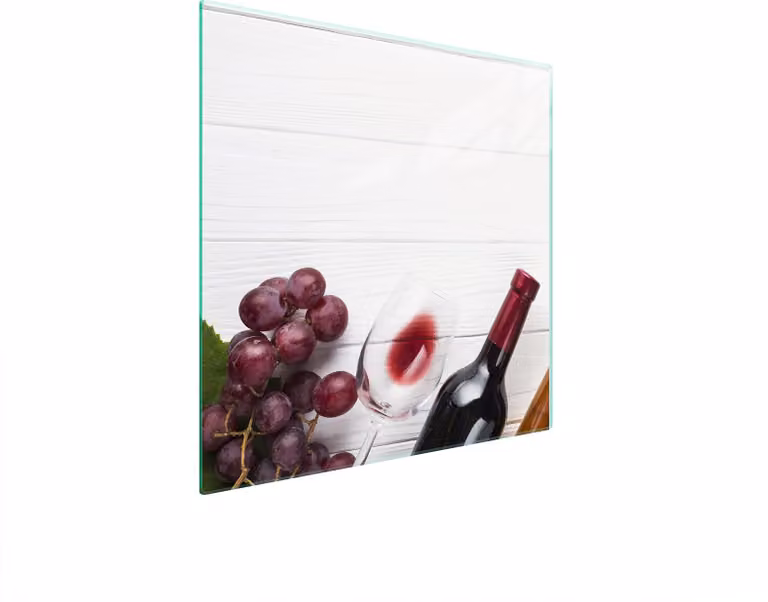 Piatto Di Protezione In Vetro Per Il Cuore 50X52 Vino