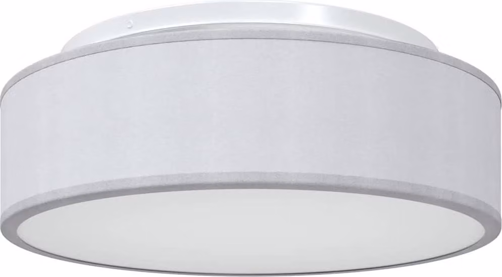 Lampada da soffitto Grigio 38 x 38 x 13,5 cm Tessuto