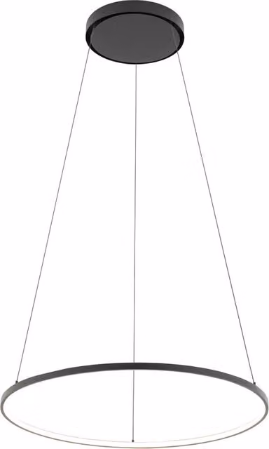 Lampada a sospensione Nowodvorski Circolo M nera LED 3000K